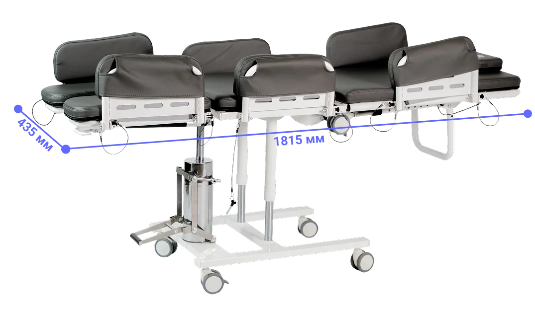 Технические характеристики ортофит унилифт-трансформер горизонтальное положение